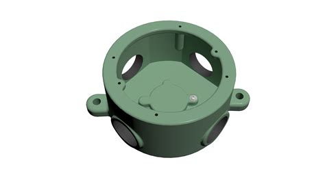 round 4 junction box|round junction box outlet.